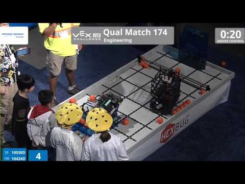 VEX Worlds 2016 - VEXIQ Elementary School - Engineering - Qual 174 (10530D 10424D) 99