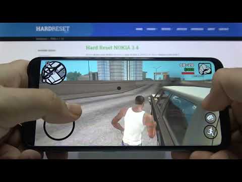 Nokia 3.4 - Example GTA San Andreas Gameplay | Check Settings & Gaming Possibilities