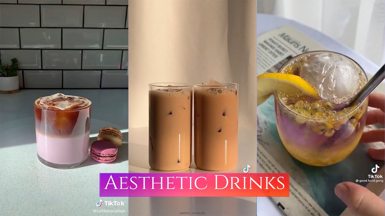 Aesthetic Drinks | TikTok Compilation  coffee, cocktails  #001