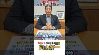国旗損壊罪法 与党案には問題あり  #国民民主党 #兵庫3区