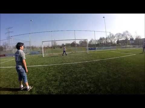 voetballen met gopro @ rood-wit '62