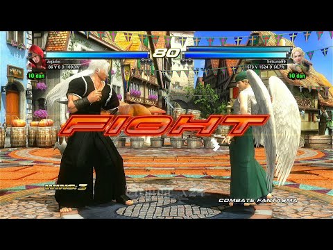 34_6 Slim Bob VS Angel y Ancient OGRE - Tekken Tag 2 ( Uchiha x24 ) PS3