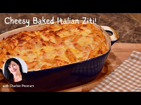 Cheesy Italian baked Ziti/Penne Pasta