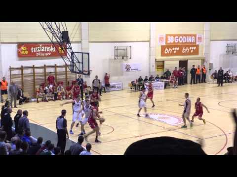 OKK Sloboda Tuzla- KK Zrinjski Mostar 98-81 KO NE SKACE TUZLAK NIJE HEJ HEJ HEJ!