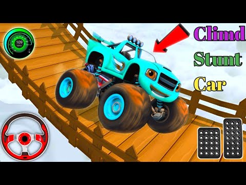 Mountain Climb Stunt | Futuristic Van Unlocked Impossible Stunts Levels Completed Android Gameplay