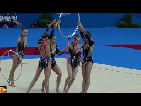 TEAM BELARUS 3 Hoops 4 Clubs RHYTHTMIC GYMNASTICS II European Games 2019 MINSK