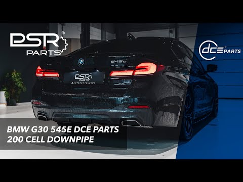 BMW G30 545E || 200 Cell Downpipe with OEM Catback || PSR Parts ECU Tune 500HP 780NM
