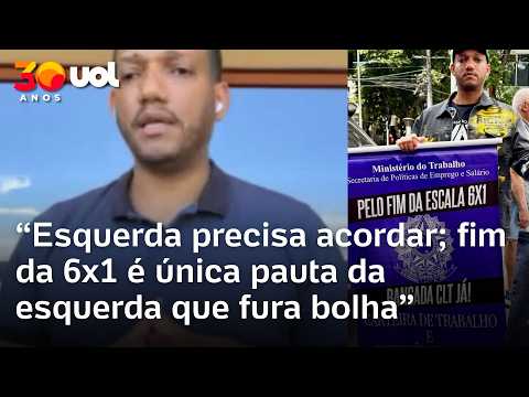 Fim da 6×1 é única pauta da esquerda que fura bolha, diz deputado eleito Rick Azevedo