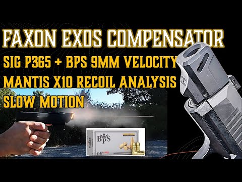 Sig Sauer P365 Recoil Analysiss with Faxon Compensator