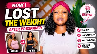 postpartum weight loss: lose belly fat after pregnancy