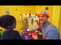 Blippi Plays at Indoor Playground