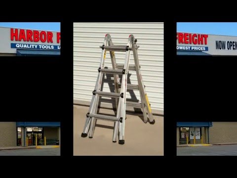 Harbor Freight HaulMaster 17 ft Type 1A multi-task ladder 67646