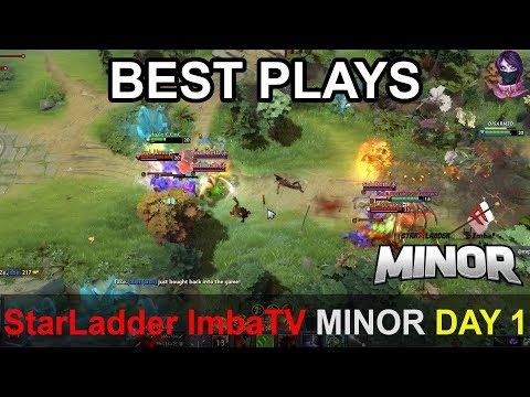 StarLadder ImbaTV Dota 2 Minor BEST PLAYS Qualifier Day 1 Highlights Dota 2 Time 2 Dota #dota2