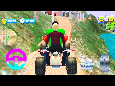 ATV Top Mountain Bike Taxi Racing Game Android Gameplay #5