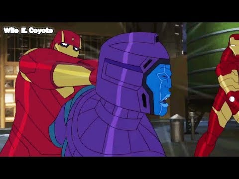 Iron Man y su Padre vs Kang el Conquistador ♦ Los Vengadores Unidos T04E14 ♦ Español Latino