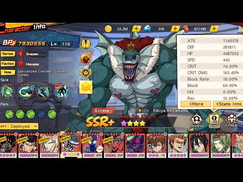 Gacha Deep Sea King SSR+ • One punch man the strongest