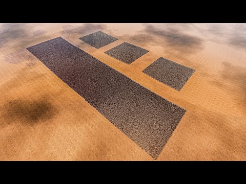 500.000 ROMANS vs 1 MILLION AMERICAN SHOTGUN SOLDIERS - Ultimate Epic Battle Simulator 2 UEBS 2