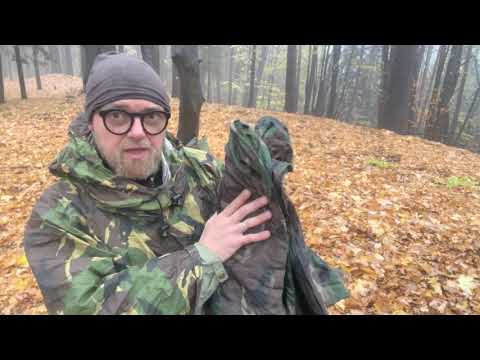 Snugpak Patrol vs Holland Army poncho. Nieprzemakalny śpiwór patrolowy. Wykorzystanie poncho liner.