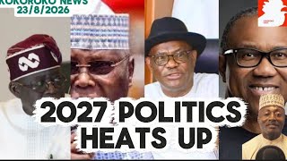 23/8/20262027: TINUBU FACES FRESH PRESSURE AS ATIKU, OBI, WIKE SPEAK