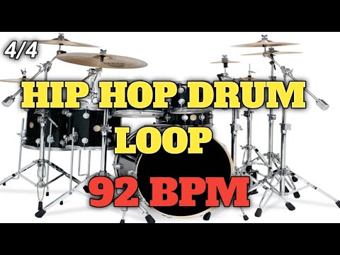 HIP HOP DRUM LOOP | 92 BPM | 4/4