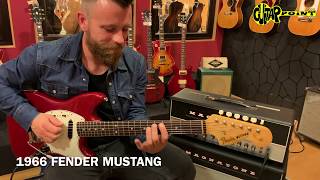 Video thumbnail for 1966 Fender Mustang Dakota Red | GuitarPoint Vintage Guitars by GuitarPoint