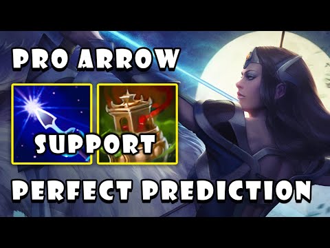 Perfect Arrow Prediction by Pro Roaming Support Mirana | Guides Gameplay - Dota 2 7.29