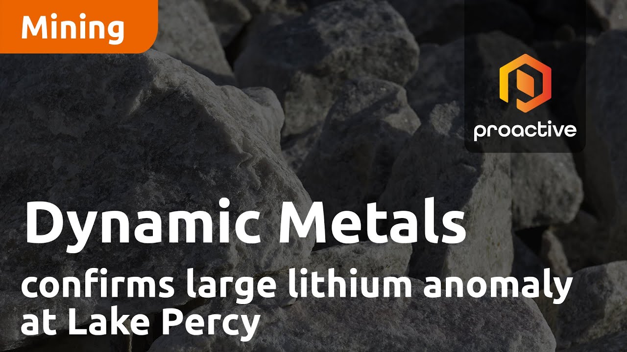 Dynamic Metals confirms large lithium anomaly at Lake Percy