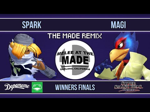 MADE Remix - Spark (Sheik) VS Magi (Falco) - SSBM - Winners Finals