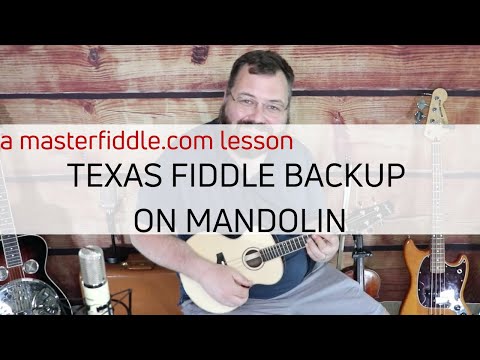 Texas Fiddle Backup (featuring a KR Strings Mandolindo) - FREE Mandolin Lesson