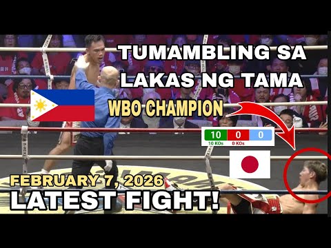 LATEST FIGHT! February 7, 2026 l PINOY bagong WBO champion sa Japan