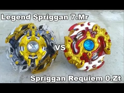 Beyblade Burst Battle : Spriggan Requiem 0.Zt vs Legend Spriggan 7.Mr