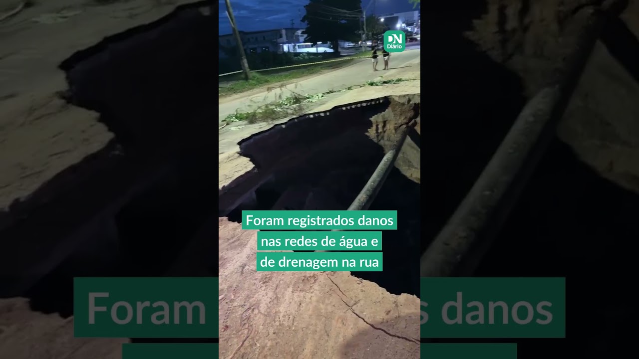 Imagem da notícia Cratera se abre em Pacajus após erosão do solo e queda de árvore; vídeo