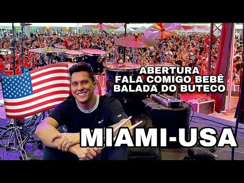 ABERTURA + FALA COMIGO BEBE + BALADA DO BUTECO / GUSTTAVO LIMA - RIT BATERA "drumCam" #gusttavolima