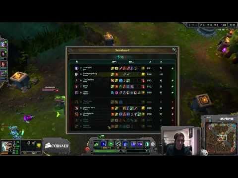 Bjergsen - Riven vs Brand - mid «Godmode» [Duo& TheOddOne] (Challenger I)