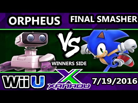 S@X 159 - Final Smasher (Sonic) Vs. Orpheus (R.O.B.) SSB4 Tournament - Smash Wii U - Smash 4