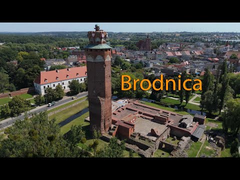 Brodnica z lotu ptaka.