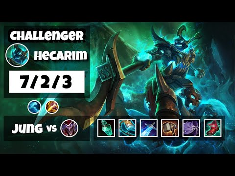 Hecarim vs Shaco NA Challenger JUNGLE (7/2/3) - v11.14