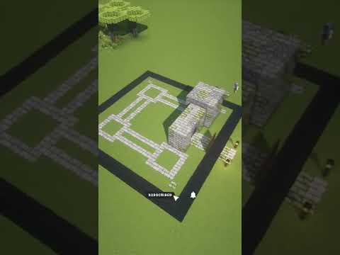 Uma pequena ideia de base de castelo de minecraft
