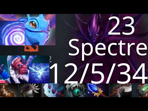 23savage Spectre vs Invoker, Gyrocopter, Viper - Coil, Shackle, Kinetic Field - dota2