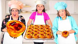 Ruby and Bonnie Make Yummy Pastel de Nata in Portugal