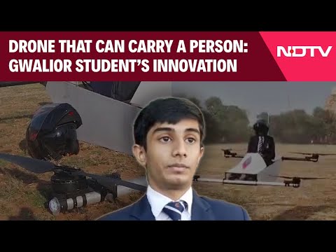 Drone India | Sky Is The Limit: Student Designs Unique Drone Capable Of Carrying A Person