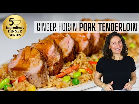 5 INGREDIENT GINGER PORK TENDERLOIN | Super easy dinner!