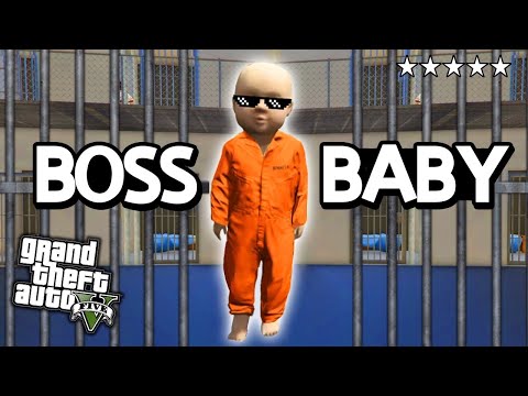 아기가 감옥을 탈출하는 방법?! 베이비 갱단을 만나다!! [GTA5 보스베이비 감옥탈출]
