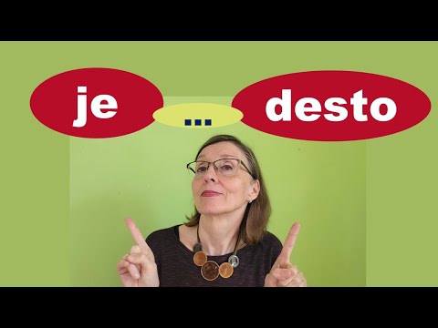 So vergleicht ihr Sätze mit je ... desto