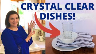 GET CRYSTAL CLEAR DISHES! 🌟 How to Remove White Film on Dishes from Dishwasher