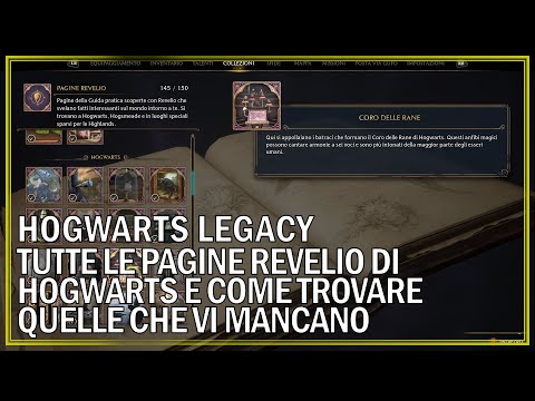Tutte le Pagine Revelio di Hogwarts - Hogwarts Legacy