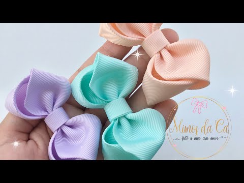 Laço Emily / Kit fácil e lucrativo / Fita 9