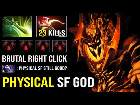BRUTAL PHYSICAL SF Big Boss Mid Right Click Full Physical with Butterfly & Daedalus Vs Pro TA DotA 2