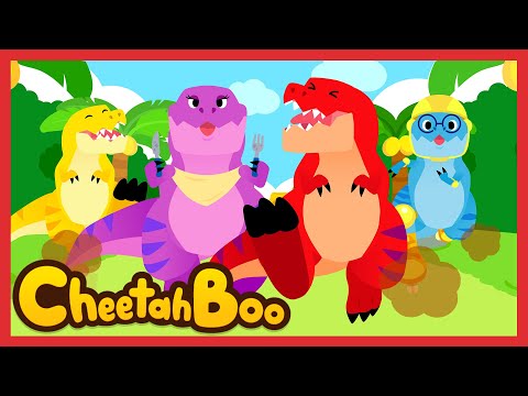 🦖Kita Keluarga T-Rex | Lagu Dinosaurus | T-Rex | Lagu Anak | #Cheetahboo