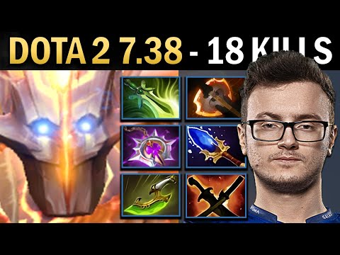 Juggernaut Gameplay Miracle with 18 Kills and Butterfly - Dota 2 7.38